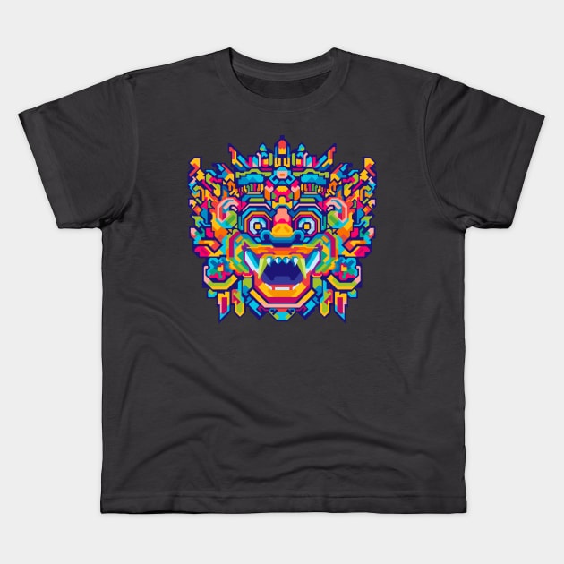 BARONG POP ART Kids T-Shirt by mrcatguys